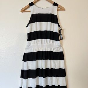 Black and white dress